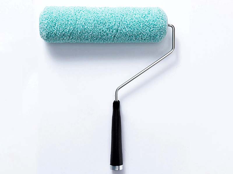 NonShedding Polyester Fabric Paint Roller Brush with Cage Frame