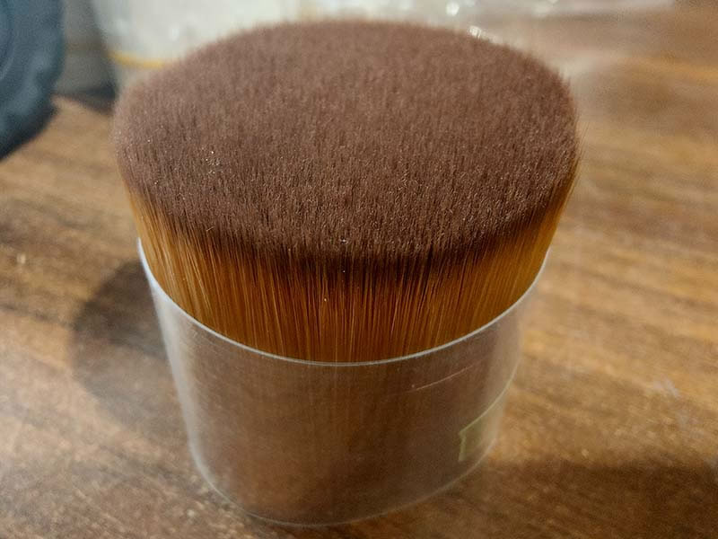 synthetic hair for makeup brush